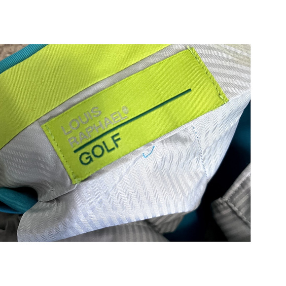 Teal Blue Louis Raphael Golf Shorts Men's 36 - Picture 6 of 6